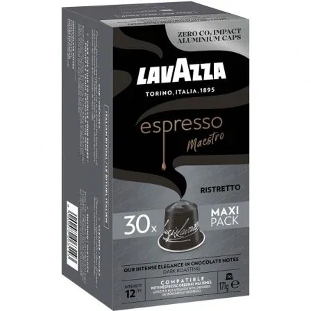 Nespresso Compatible - Lavazza Espresso Maestro Ristretto Cápsulas Caja 30 unidades Nespresso Compatible - Lavazza Espresso Maestro Ristretto Cápsulas Caja 30 unidades